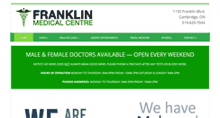 Desktop Screenshot of franklinmedicalcentre.com